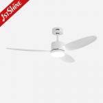 White Ceiling Fan With Light Dimmable Quiet High Speed Remote Control