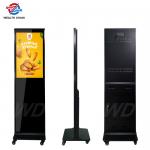 32 Inch Interactive Freestanding Mobile Digital Signage With Wheels for sale