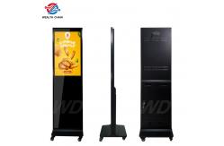 China 32 Inch Interactive Freestanding Mobile Digital Signage With Wheels supplier
