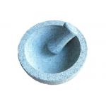 Grey 8 Solid Hand Stone Spice Grinder 3 Legs Moisture Proof Eco Friendly