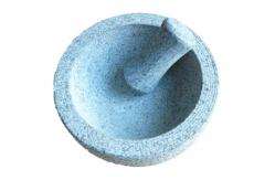 China Grey 8 Solid Hand Stone Spice Grinder 3 Legs Moisture Proof Eco Friendly supplier
