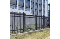 China Elegant Balustrades Handrails Horizontal Slats Metal Fence Long Service Life supplier