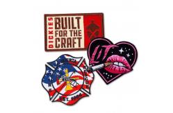 China Customize Logo Iron On Embroidery Patches Felt Fabric For Cap Jacket Jeans supplier