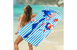 China Unisex Custom Gym Towel Large Size Rectangular Shaped High Colour Fastness supplier