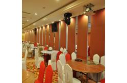 China Movable Folding sliding Partition Door On Aluminum Track Max 6000mm Height supplier