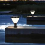 Solar Garden Light Waterproof Pillar Light Decoration LED Soalr Pillar Lamp for sale