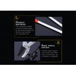 Elbow Tree Branch Shears Scissors Telescopic Aluminum Alloy Material