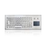 Integrated Ultra slim Industrial Keyboard With Touchpad for ticket vending machine for sale