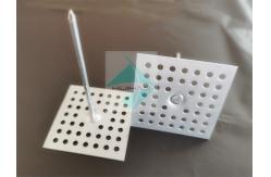 China 40mm Square Iso Perforated Base Insulation Hanger Fixing Stone Wool Panel supplier
