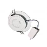 Meeting Room Led Slim Round Panel Downlight Beam Angle 100 Degrees Driver Outside