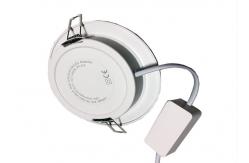 China Meeting Room Led Slim Round Panel Downlight Beam Angle 100 Degrees Driver Outside supplier
