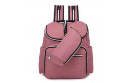 China 2 In1 Infant Baby Diaper Backpack Mami Mummy Bag With USB Charger supplier