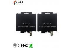 China Fast Transmitting Ethernet Over Coax Extender Transceiver Metal Material With PoE supplier