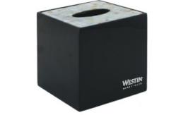 China Hotel Guestroom Resin Tissue Box Holder With Shell Decoration supplier