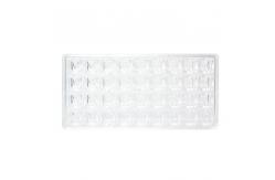 China Cube Shape Custom Chocolate Molds DIY PS 3D Silicone Chocolate Molds supplier