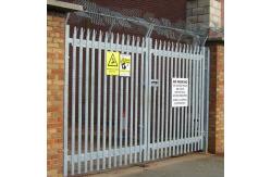 China Assembled 2.4 M High Palisade Security Fence / Galvanized Steel Palisade Fencing supplier