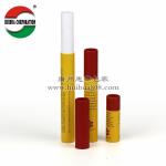 Herb Paper Tube Packaging Flexible Gloss / Matt Lamination Gold Stamping Yellow for sale