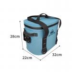 Hypalon TPU Material Soft Cooler Bag Leakproof 8 Liters Capacity for sale