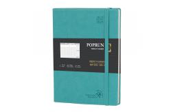 China 8.75'' X 10.5'' Large Academic Planner Custom Turquoise Casebound supplier