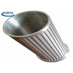 500um SS302 V Wire Screen Filter Stainless Steel Mesh Sieve Cylinder Johnson for sale