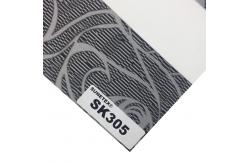 China 3m Day Night Zebra Polyester Blinds Fabric For Windows 50*75mm supplier