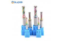 China Drilling Chamfering Tungsten Carbide Milling Cutter Thread End Mill For Aluminum supplier