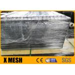 3 V Beams Anti Climb Mesh Fence 5mm Wire Black Welded 75% for sale