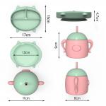 BPA Free Custom Baby Feeding Plate for 6-12 Months On The Go for sale