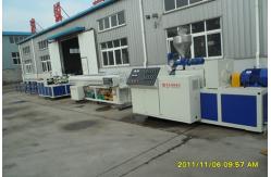 China PP PE PVC Plastic Pipe Extrusion Line With ABB Frequency Control supplier