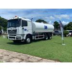 Yellow 336Hp Oil Tank Trucks EruoV SHACMAN F3000 6x4 Crude Oil Tanker Truck for sale