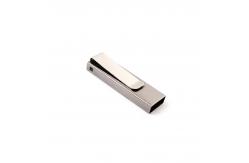 China Clip Shapes Metal USB Drive Customized Laser Print LOGO UDP chips supplier