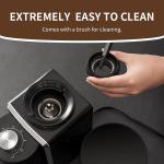 Adjustable SHARDOR Anti Static Burr Coffee Grinder 2-12 Cup Bean Electric