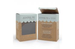 China Kraft Paper Tuck Top Auto Lock Boxes With Cutting Windows Customized Shape supplier
