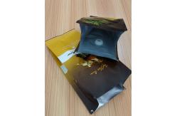 China Side Gusset Aluminum Foil Coffee Storage Pouch Foil Pouch Packaging With Valve supplier