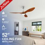 3 ABS Blade 52 Inch Plastic Ceiling Fan DCF FS52901 Energy Saving for sale