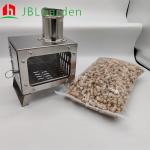 Portable Patio Heater Foldable Operate BBQ Wood Pellet Firepit Stainless Steel