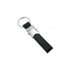 Laser Engraving Mini Key Holder Souvenir Personalised Leather Keyring 9mm Thickness for sale