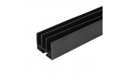 China                    Customized U Shape PVC UPVC Rigid Plastic Extrusion Profile              supplier