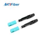 Fiber Optic OM3 SC UPC Fast Connector FTTH Field Quick Assembly for sale