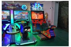 China Coin Operated Snocross Arcade Game Dynamic Moto Driving Arcade Video Game Machine supplier