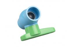China Plastic PVC Ball Valve ABS Handle Socket For Water Control supplier