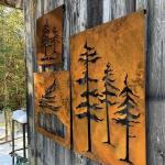 Outdoor Durable Corten Panels Rust Resistant Polished Modern for sale
