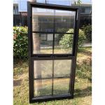 Black Sash Hung Single Pane Vinyl Windows 58mm Aluminum Alloy for sale