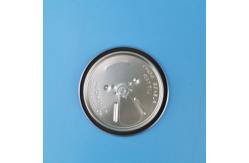 China 202# 52.3mm Aluminum Easy Open Can Lids For Sealing supplier