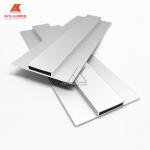 Custom Flat Extrusion Aluminium Alloy Profile Anodizing For Channels 2mm for sale