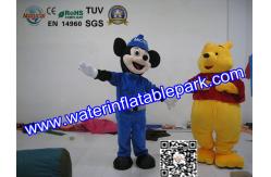 China Plush Advertising Mascot Costume , Mickey And Winnie Mascot supplier