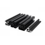 Black Anodized 6063 Aluminium Extrusion Frame System T Shaped Aluminium Profile