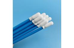 China 100PCS PP Handle Polyester Swabs For Cleanroom Cleaning supplier
