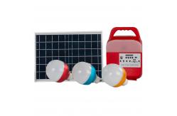 China 940540900 9W 3PCS Bulbs Solar Home Lighting System With FM Radio supplier