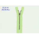 Clothes Canvas Bags Antique Brass Closed End Zip 3# Grey / Blue / Black Tape